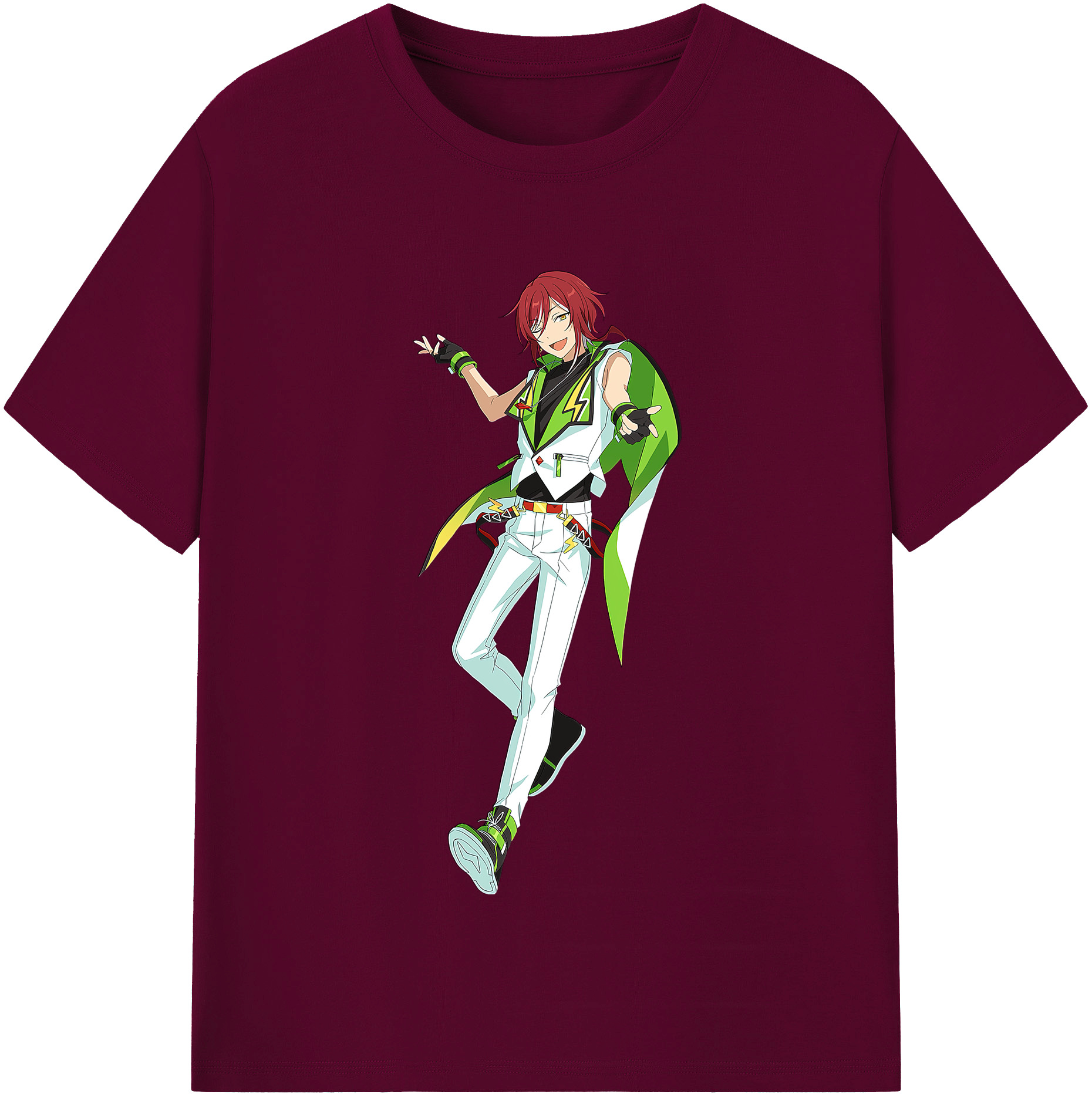（画像用） あんさんぶるスターズ! Ensemble Stars レディースカジュアルプリントTシャツ（綿100％）